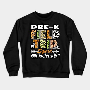 Pre-K Zoo Field Trip Squad Teacher Student Crewneck Sweatshirt